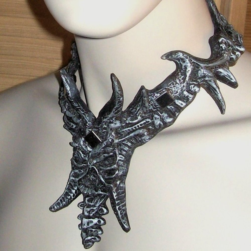 Latex horror neckpiece